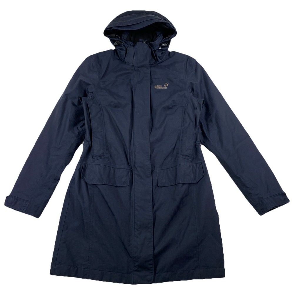 Jack Wolfskin Texapore Dark Blue Grey With Hood Women's Small